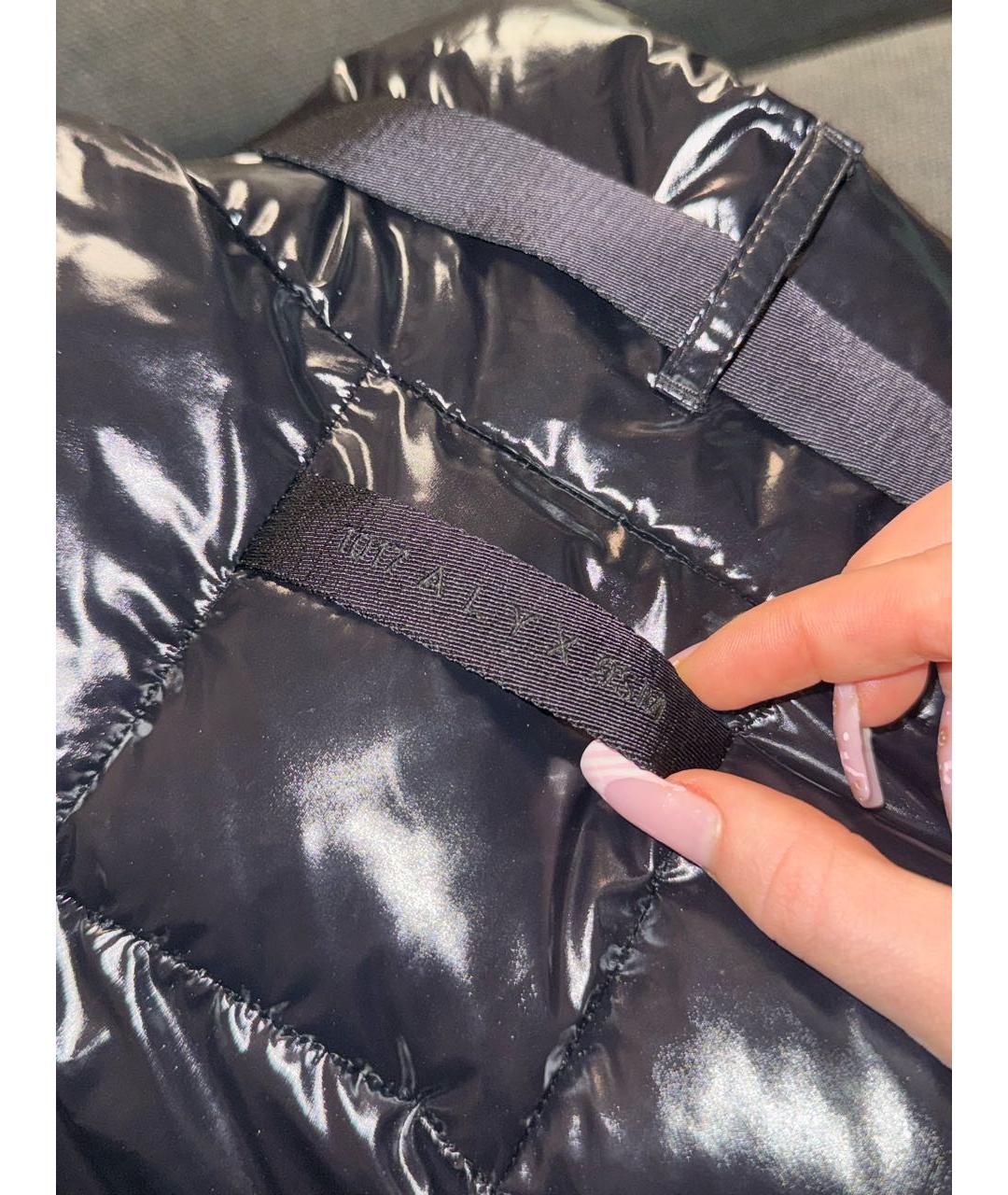 1017 ALYX 9SM Черный пуховик, фото 4