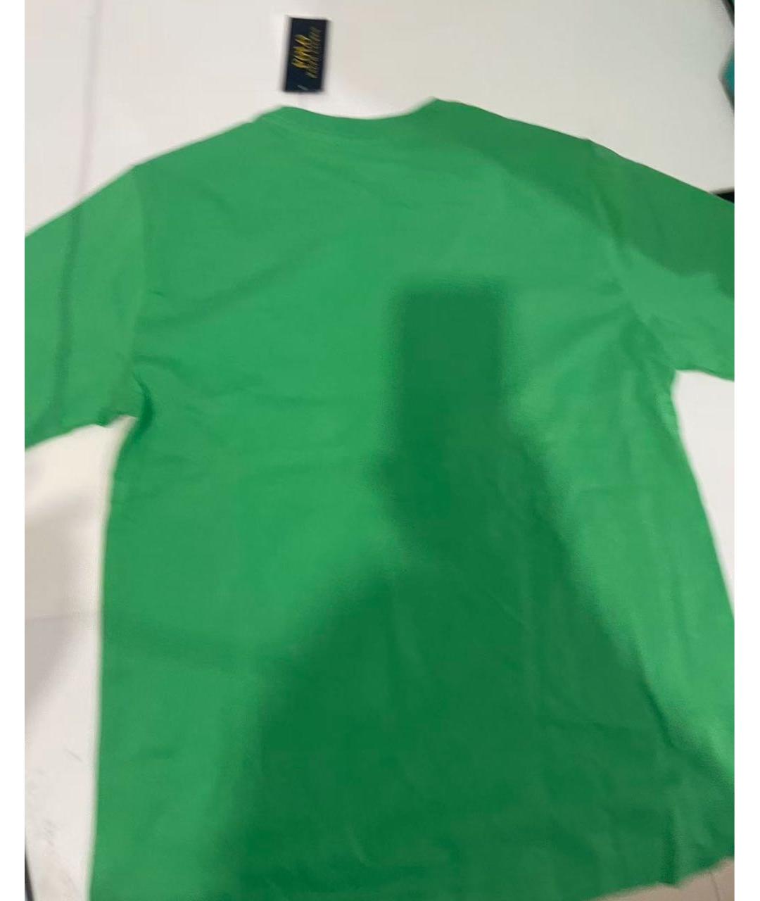 POLO RALPH LAUREN Зеленая хлопковая детская футболка, фото 6