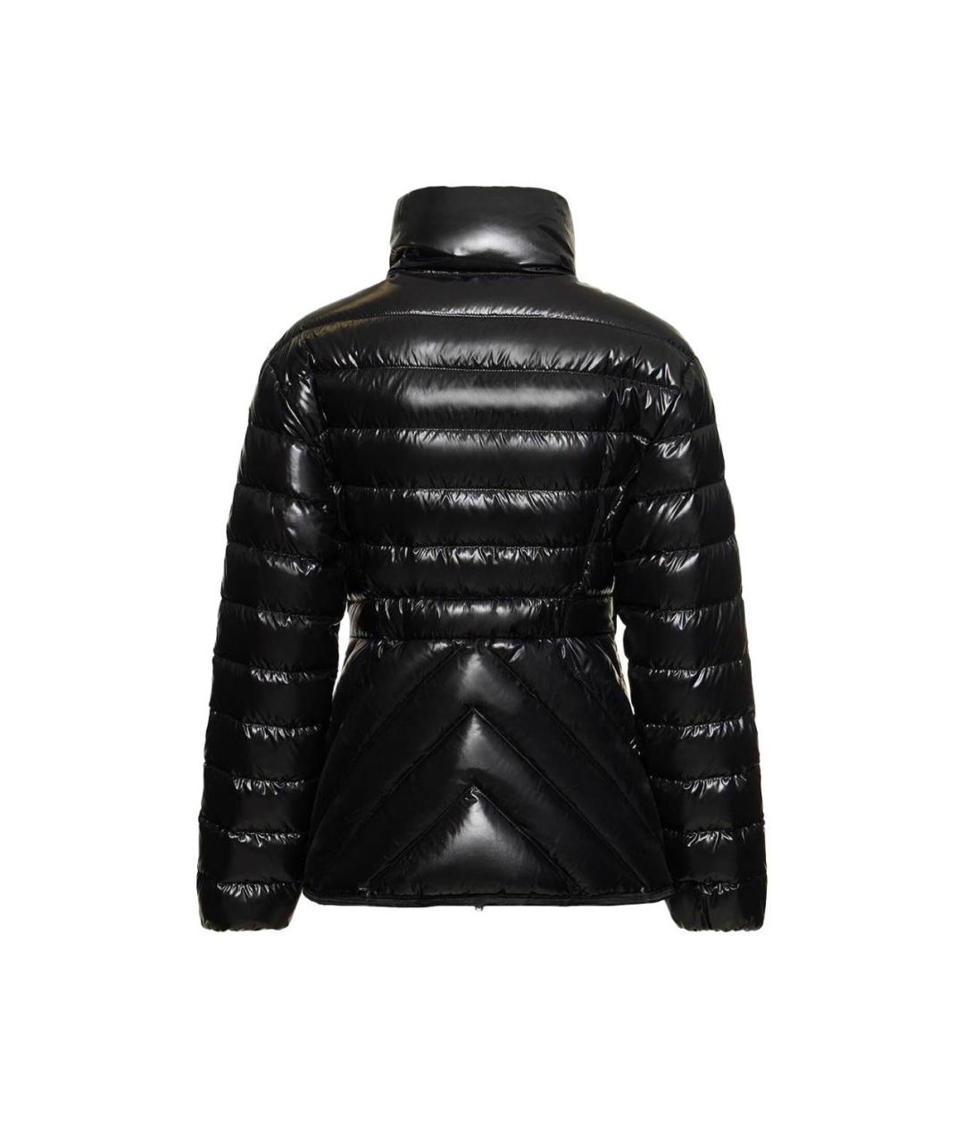 MONCLER Черный полиэстеровый пуховик, фото 2