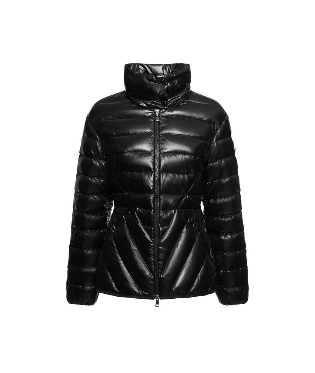 MONCLER Черный полиэстеровый пуховик, фото 3