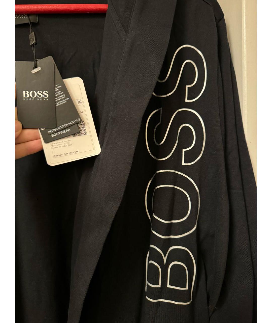 HUGO BOSS Черный халат, фото 7
