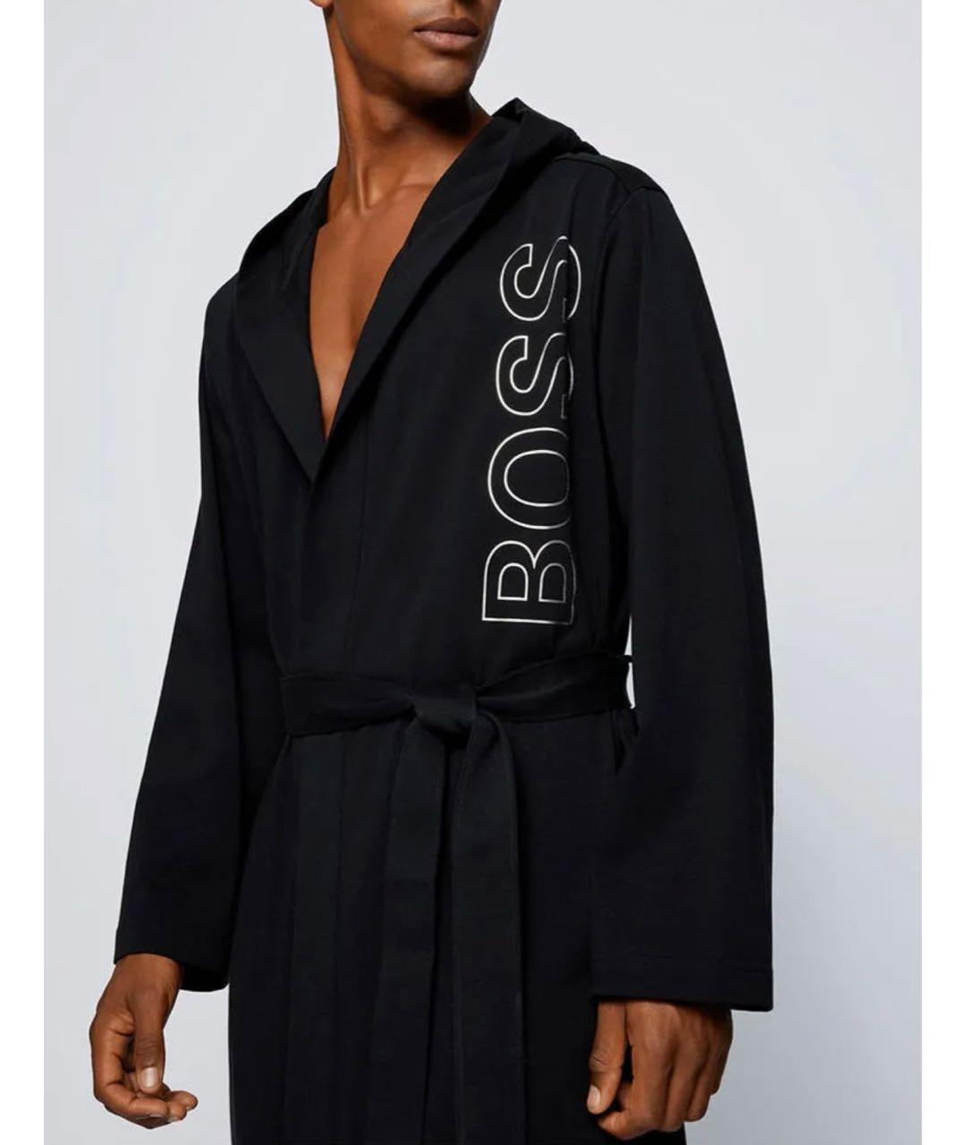 HUGO BOSS Черный халат, фото 3