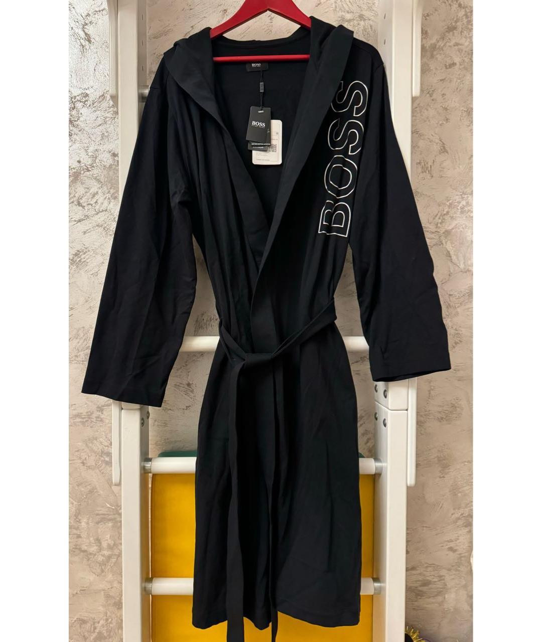 HUGO BOSS Черный халат, фото 5