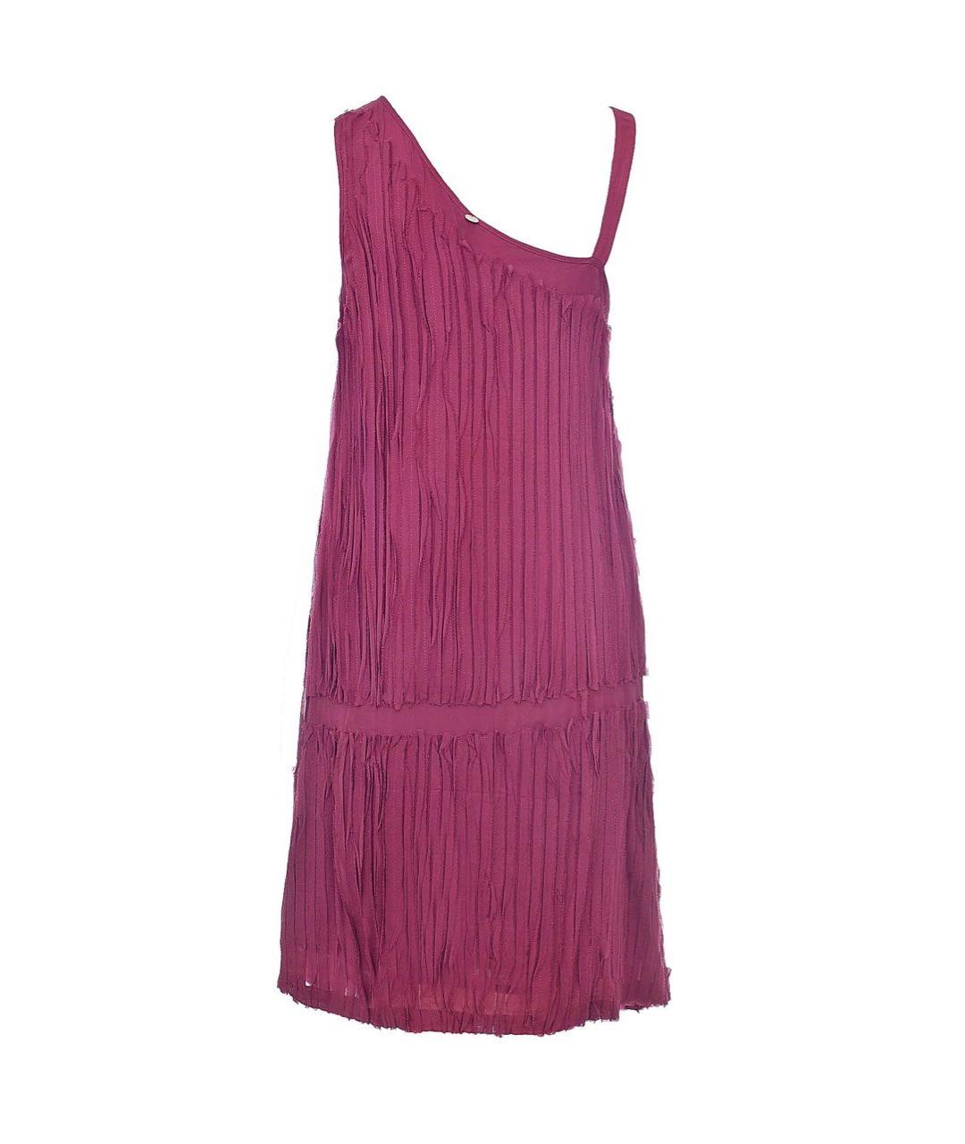 LIVIANA CONTI Розовое вискозное платье, фото 2