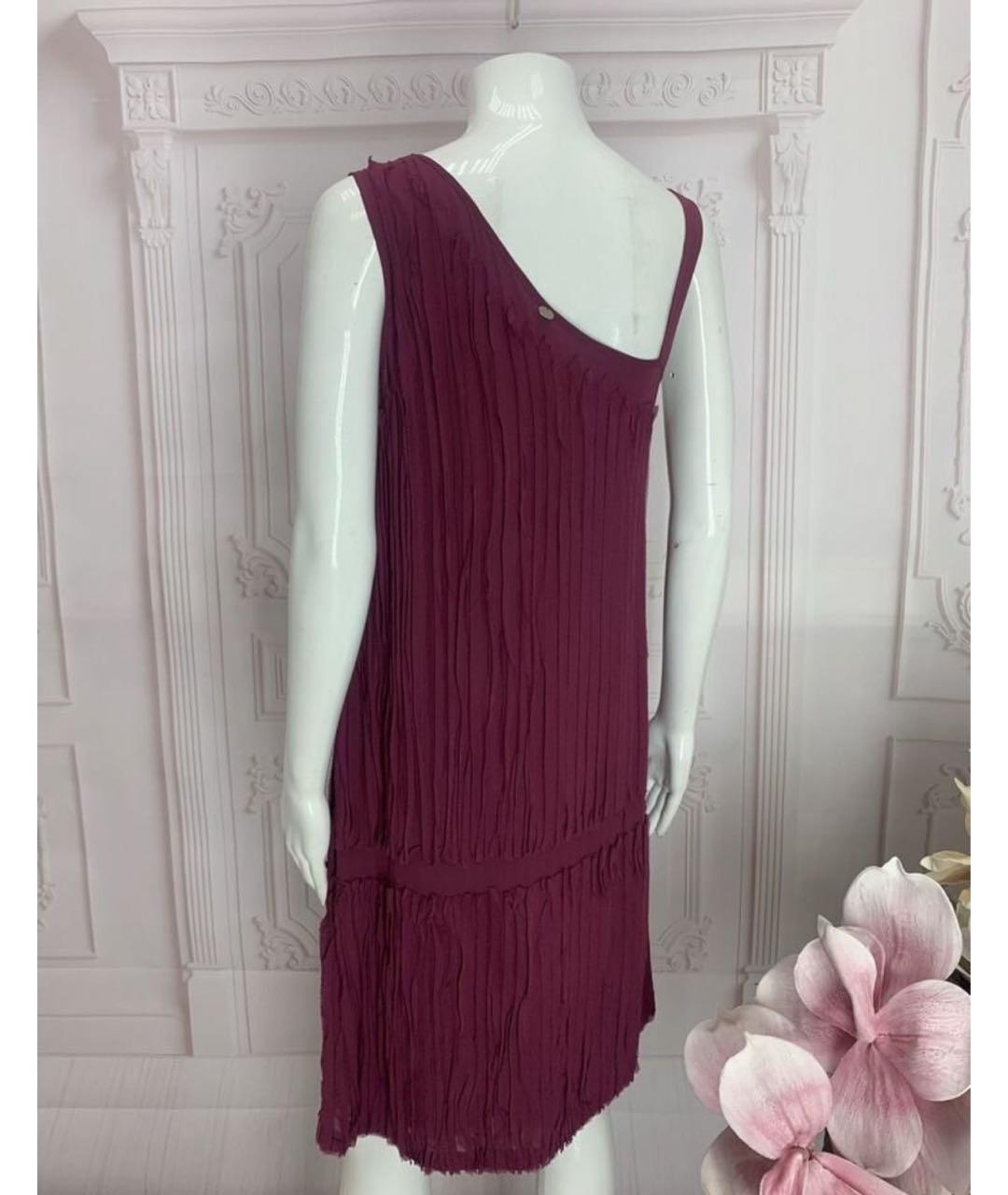 LIVIANA CONTI Розовое вискозное платье, фото 6