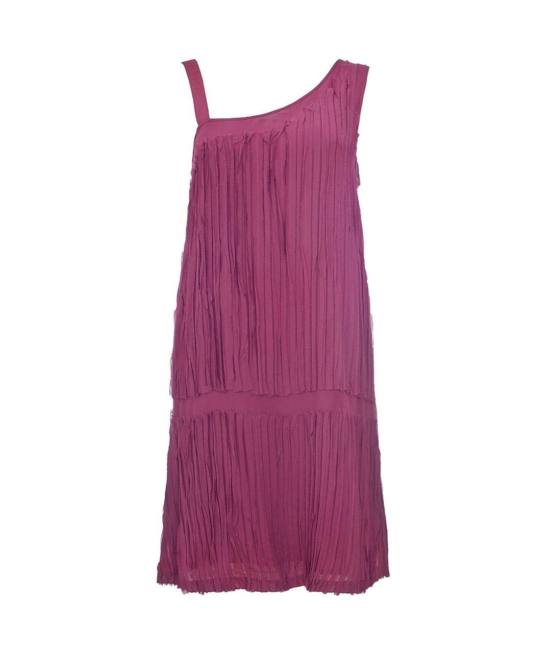 LIVIANA CONTI Розовое вискозное платье, фото 9