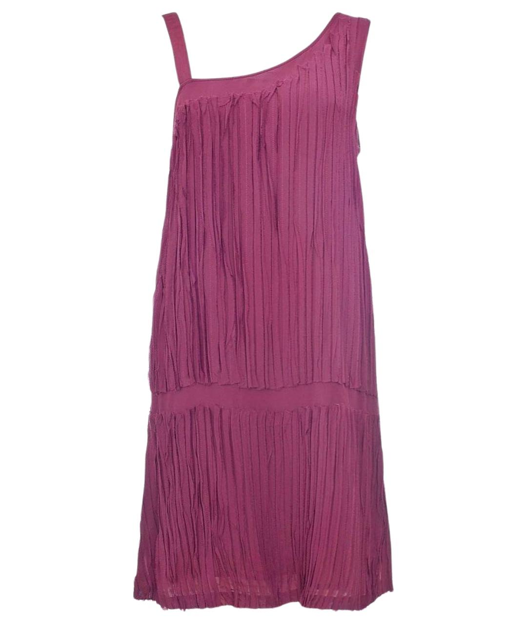 LIVIANA CONTI Розовое вискозное платье, фото 1