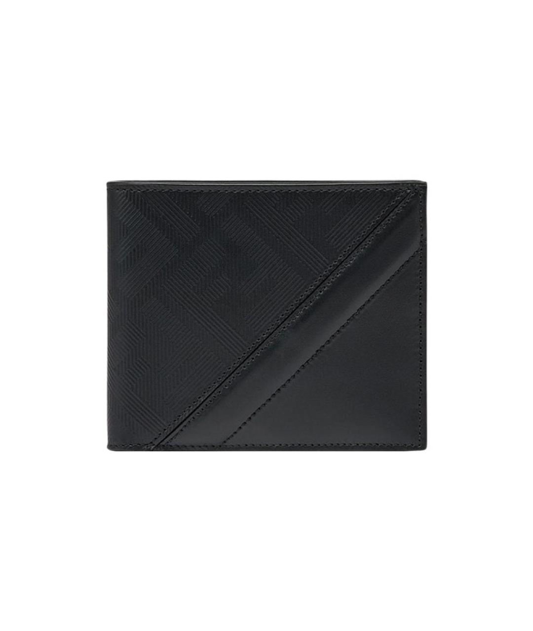 FENDI Черный кожаный кошелек, фото 1