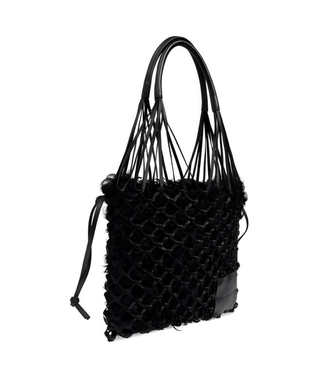 JIL SANDER Черная сумка тоут, фото 2