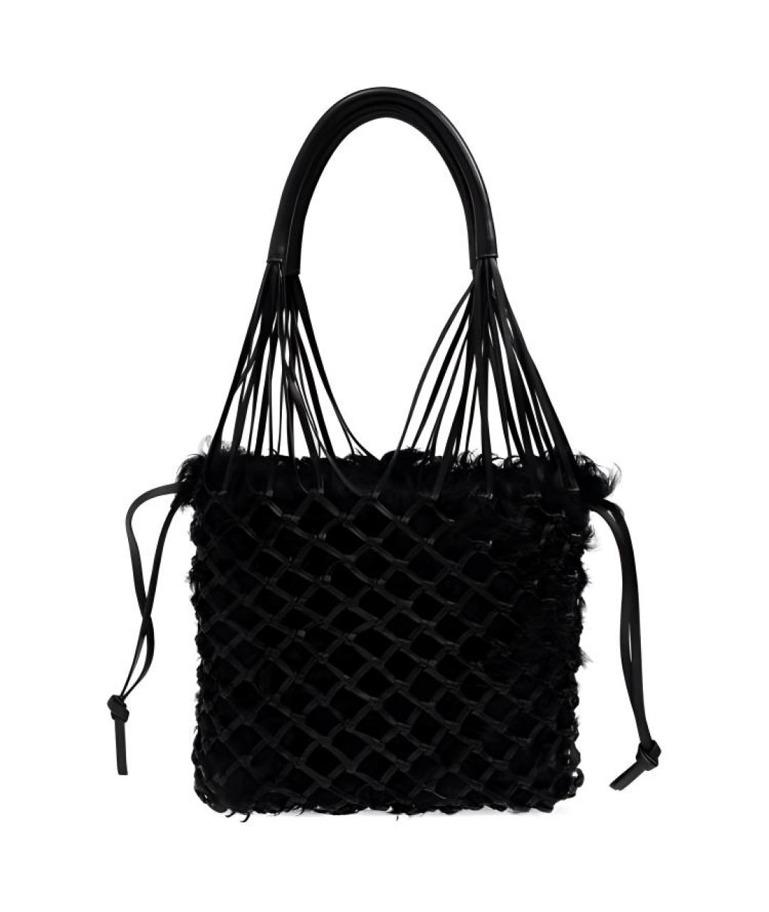 JIL SANDER Черная сумка тоут, фото 3