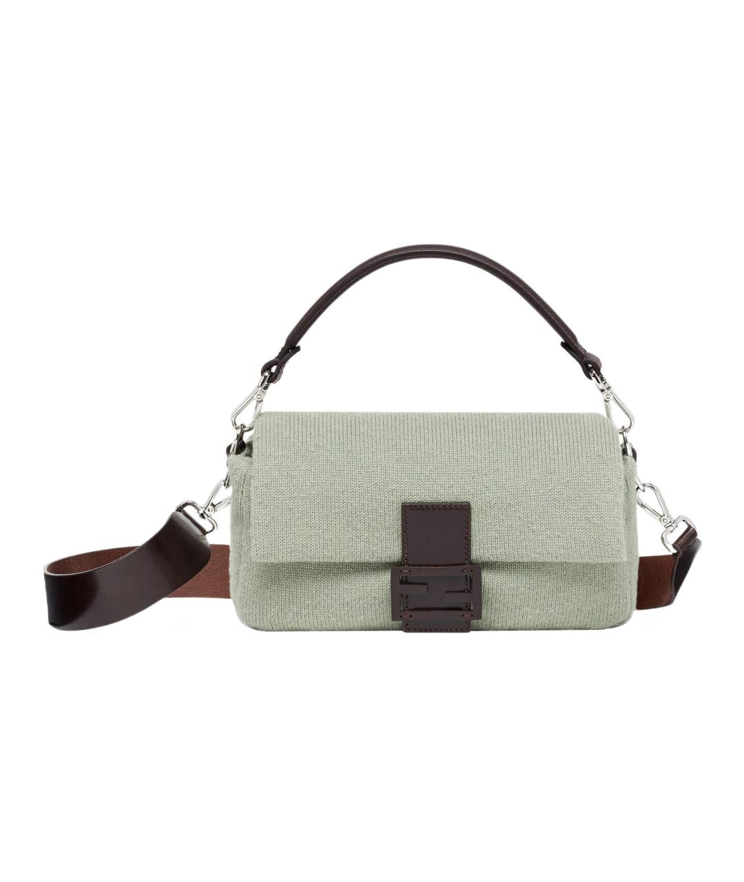 FENDI Зеленая сумка через плечо, фото 1