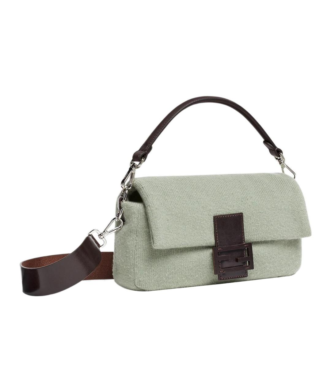 FENDI Зеленая сумка через плечо, фото 2