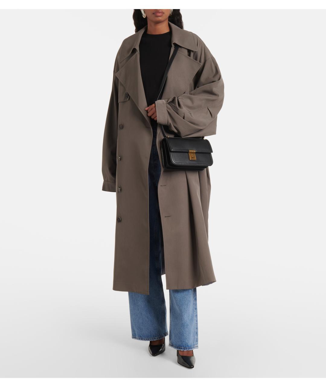 DEMELLIER Черная кожаная сумка через плечо, фото 3