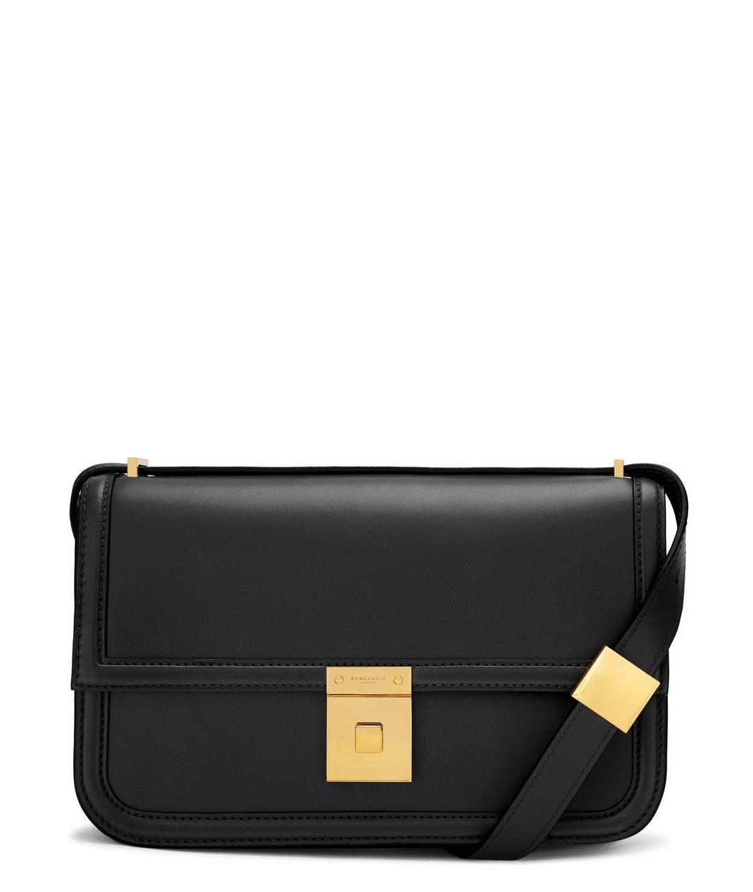 DEMELLIER Черная кожаная сумка через плечо, фото 8