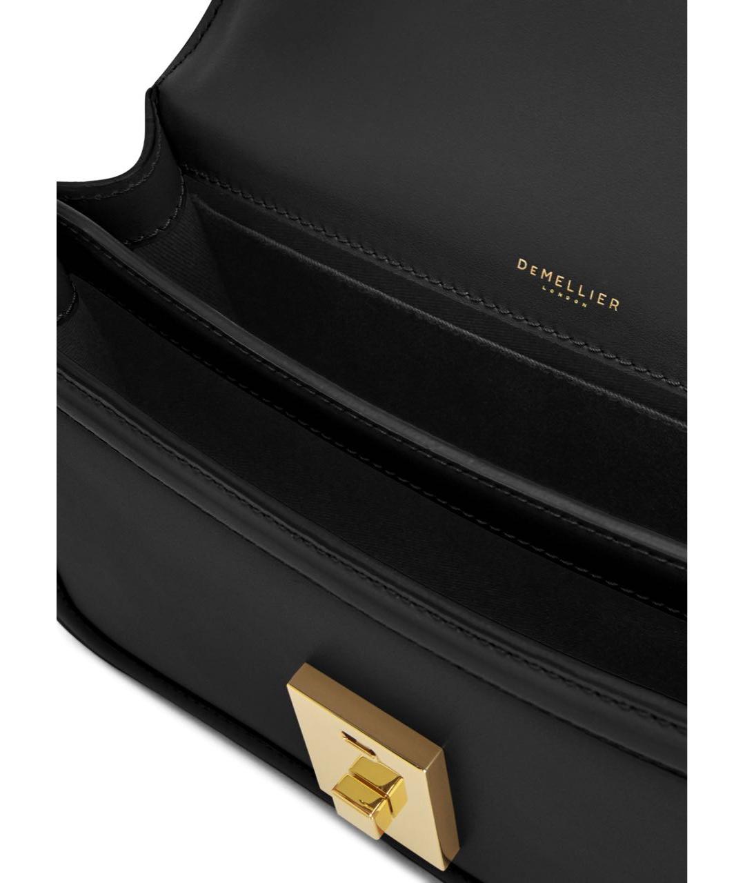 DEMELLIER Черная кожаная сумка через плечо, фото 5