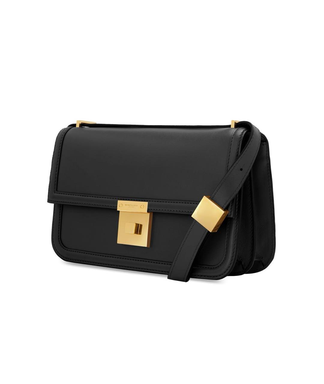 DEMELLIER Черная кожаная сумка через плечо, фото 6