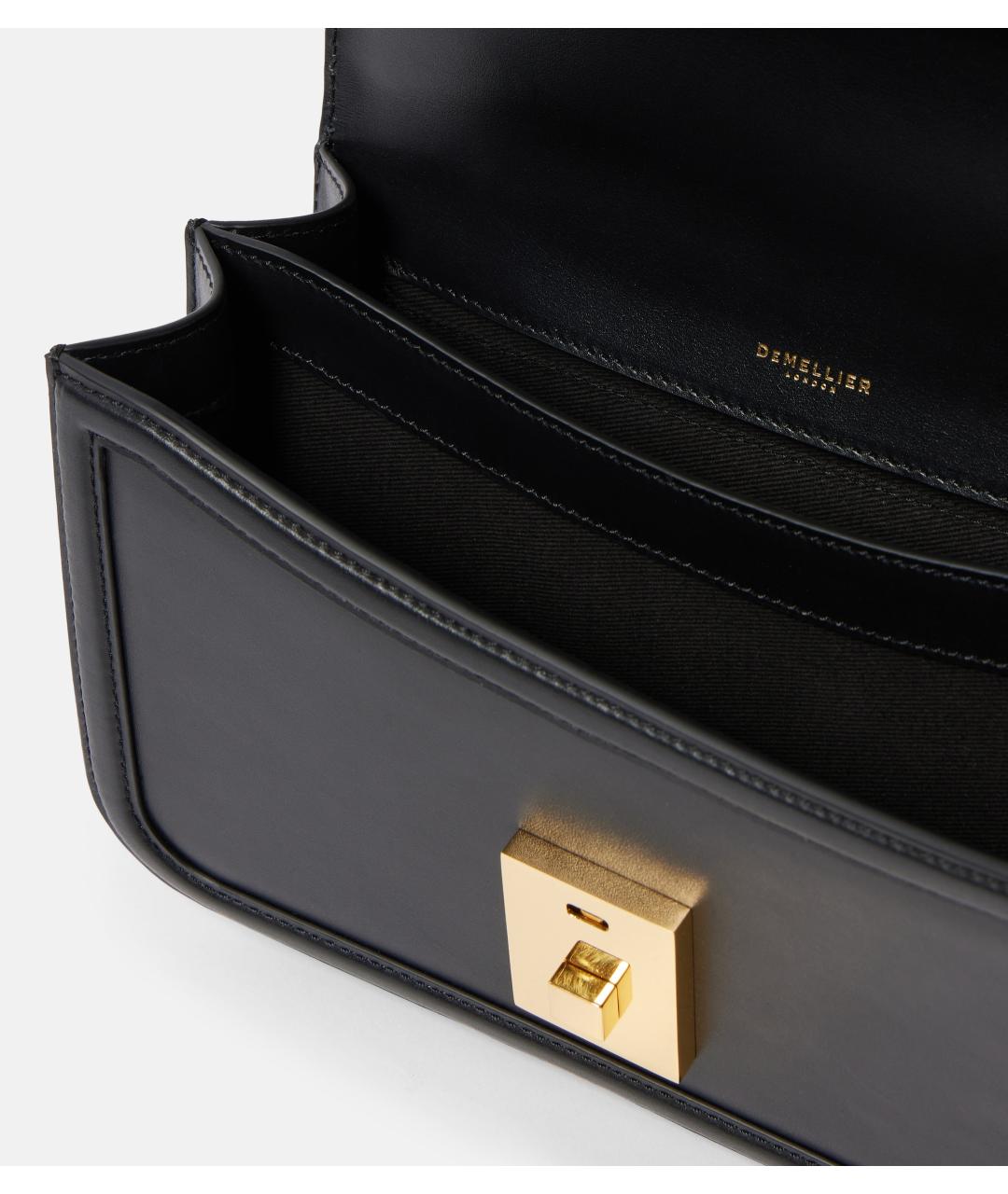 DEMELLIER Черная кожаная сумка через плечо, фото 5