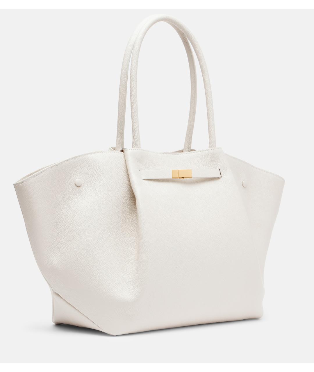 DEMELLIER Белая кожаная сумка тоут, фото 5