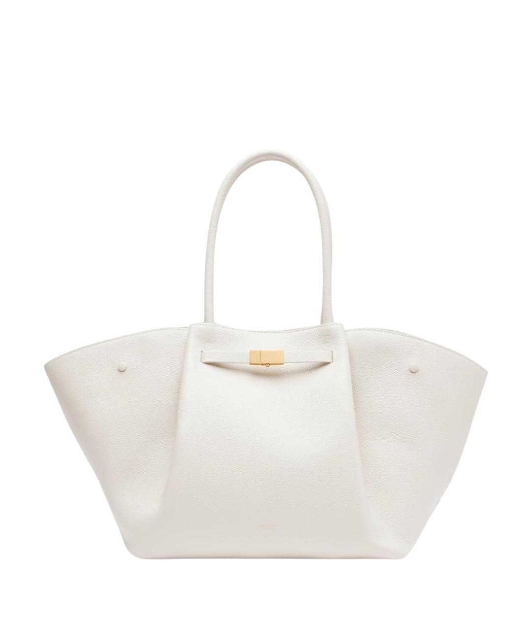 DEMELLIER Белая кожаная сумка тоут, фото 1