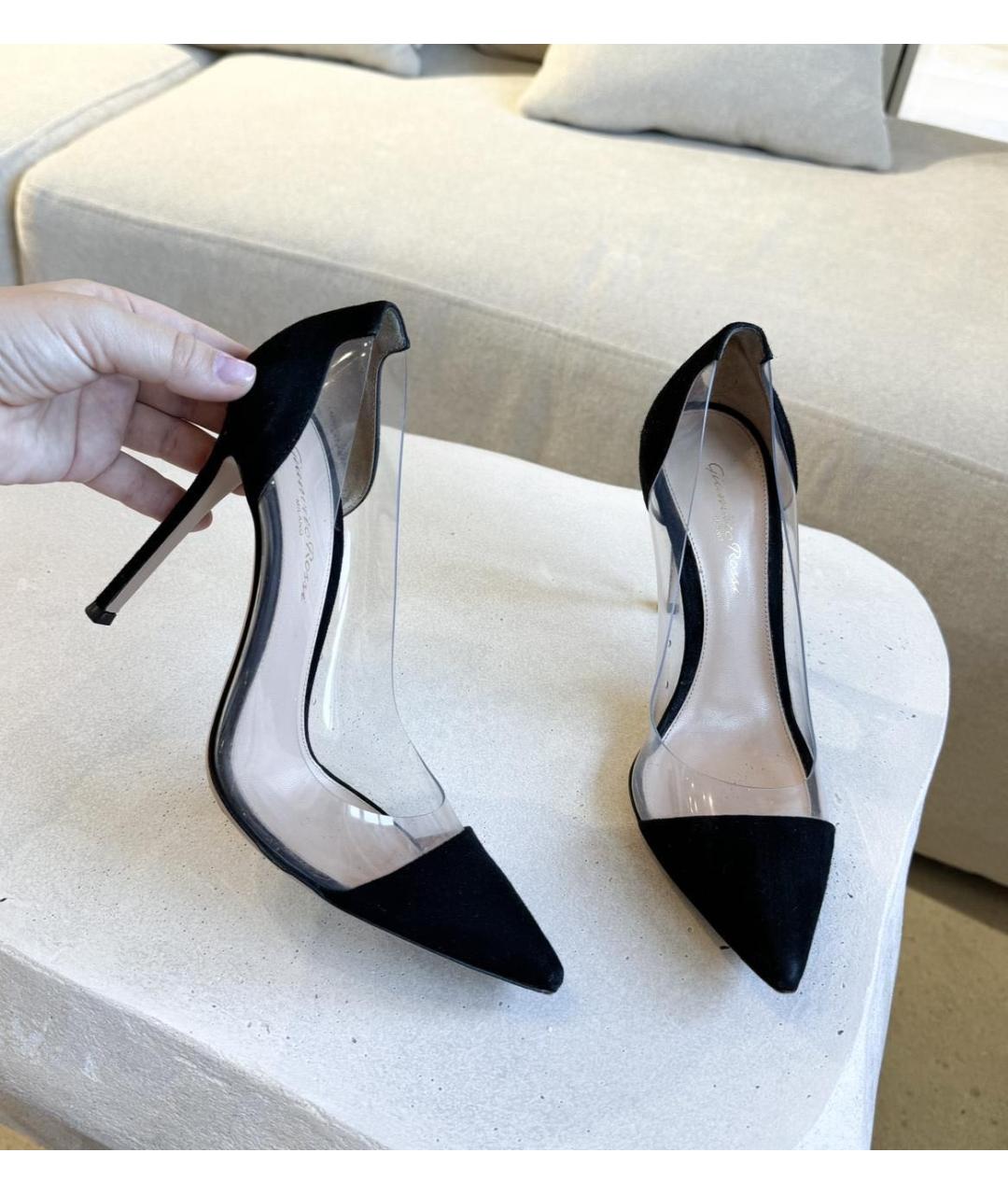 GIANVITO ROSSI Черные резиновые туфли, фото 2