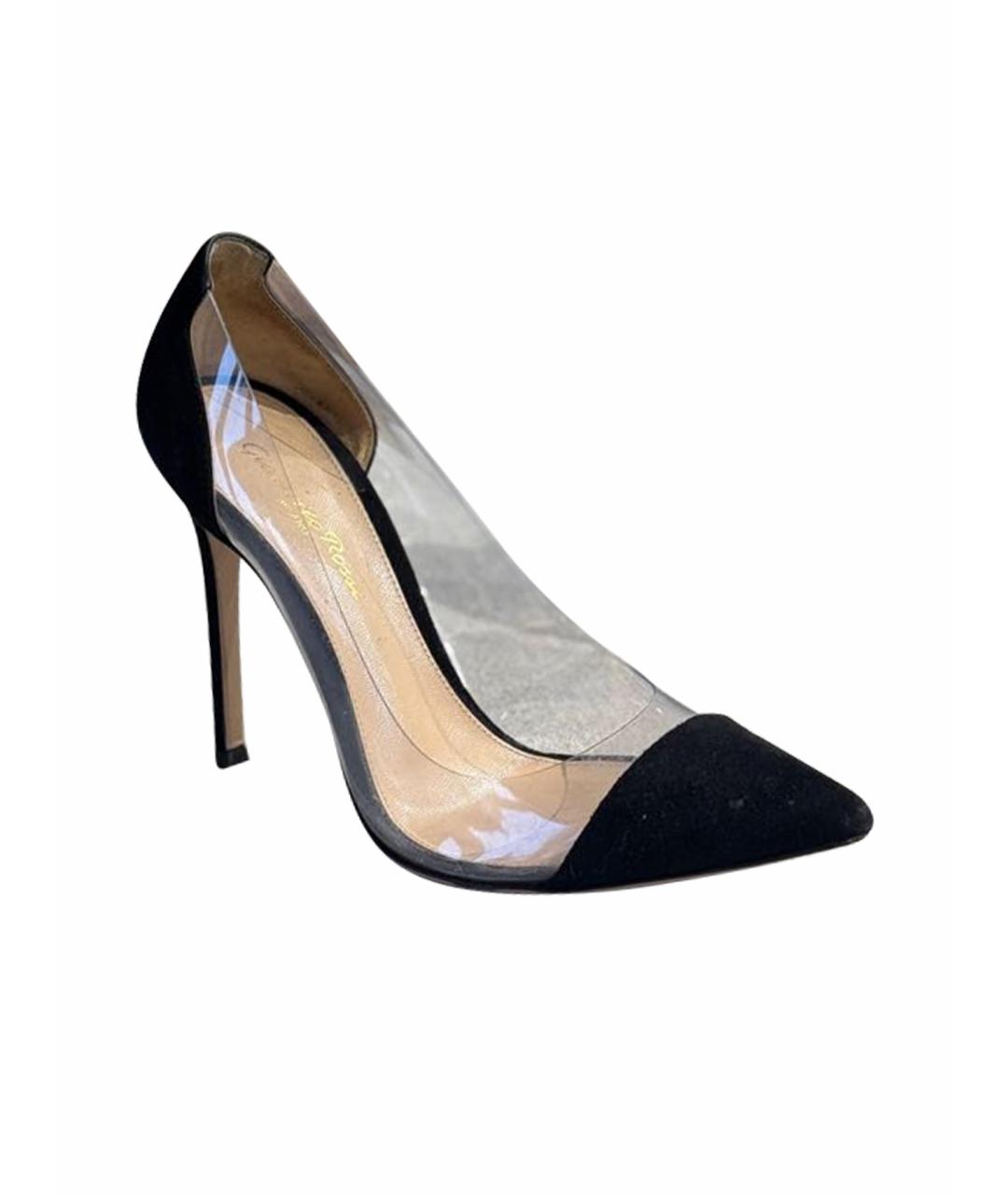 GIANVITO ROSSI Черные резиновые туфли, фото 1