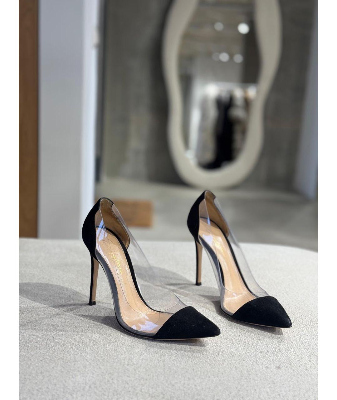 GIANVITO ROSSI Черные резиновые туфли, фото 3