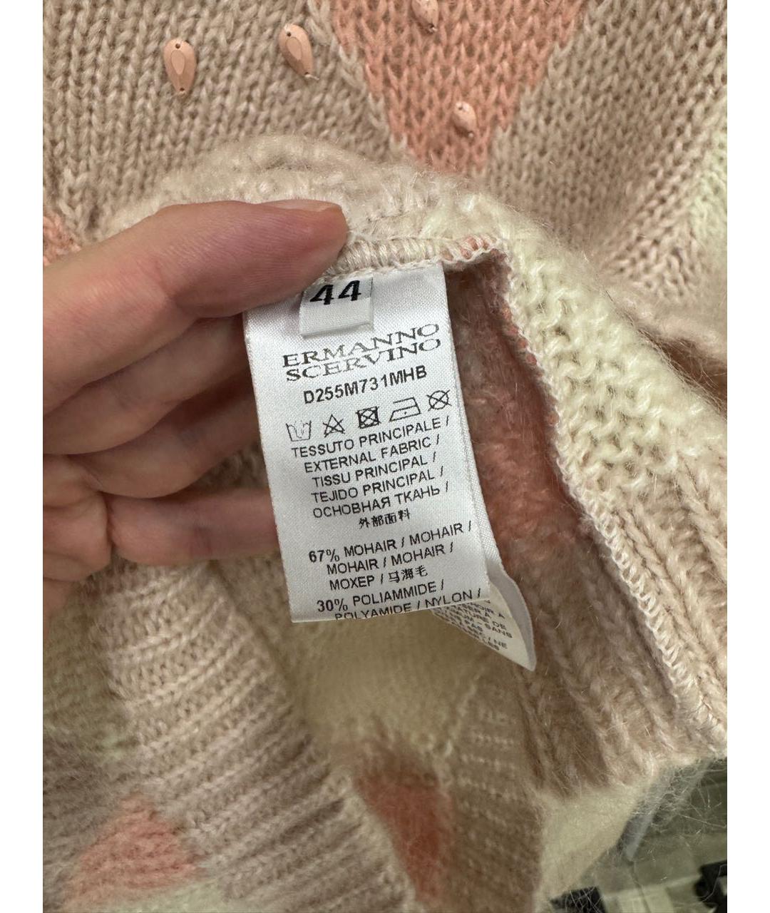 ERMANNO SCERVINO Мульти шерстяной джемпер / свитер, фото 4