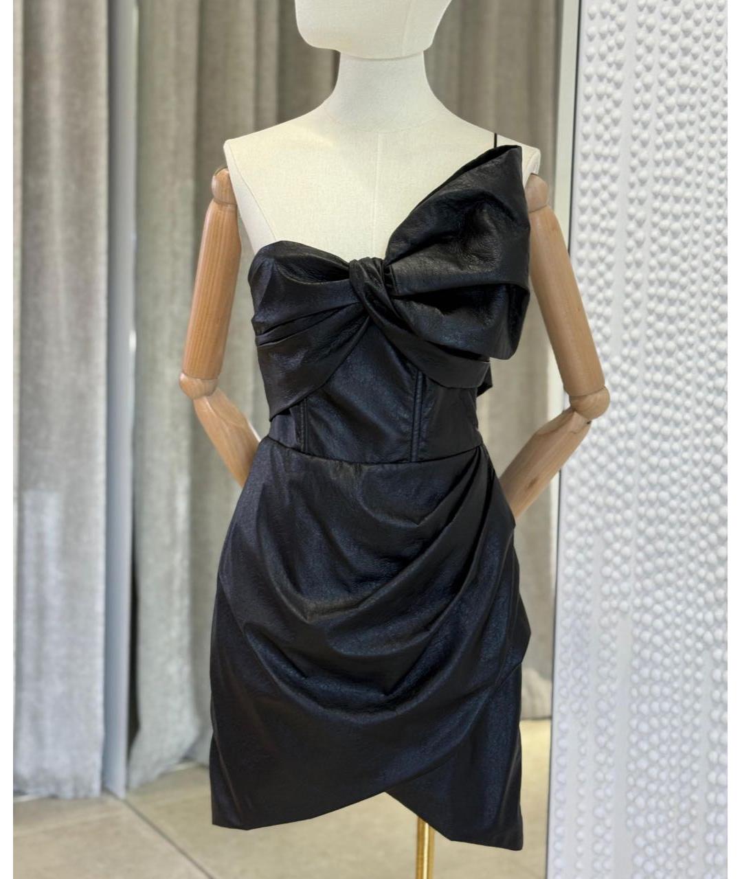 PINKO Черное коктейльное платье, фото 2