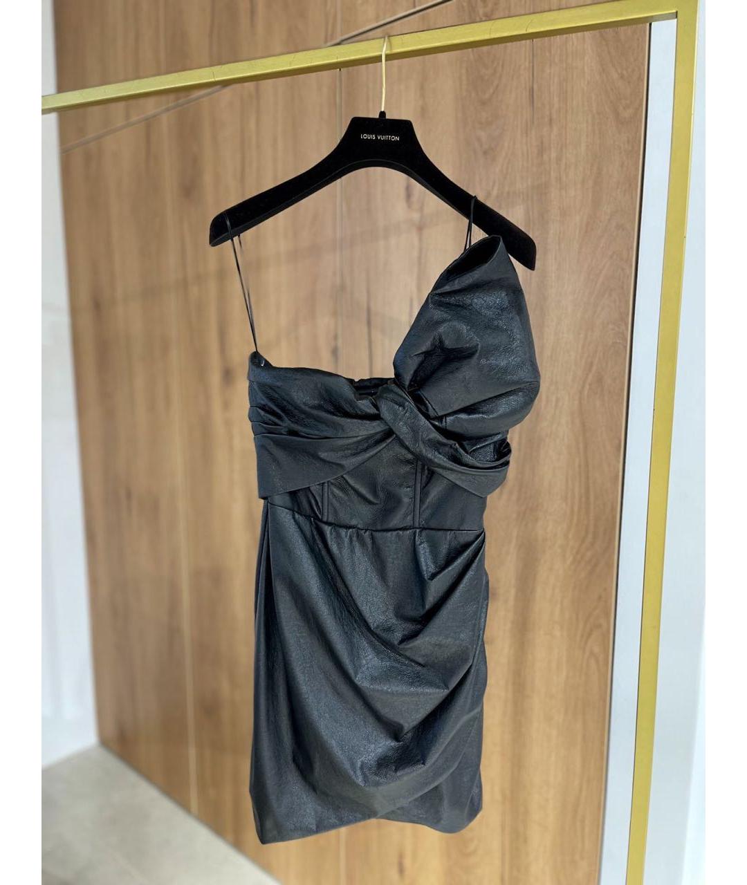 PINKO Черное коктейльное платье, фото 3