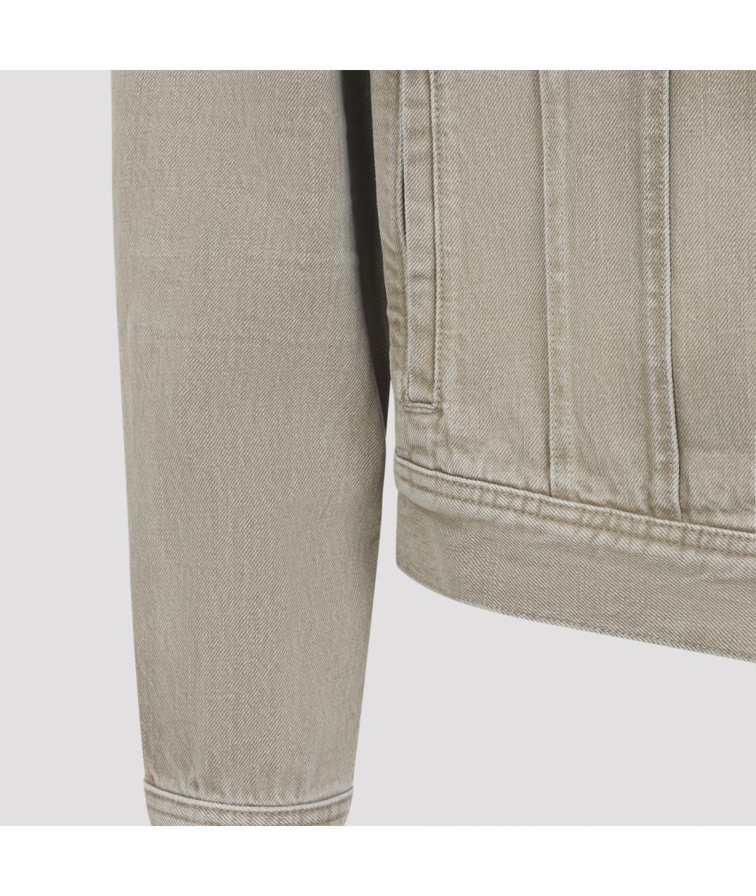 TOM FORD Серая хлопковая куртка, фото 4