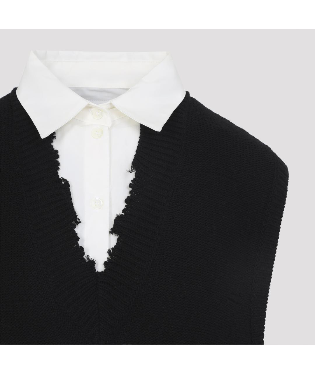 MM6 MAISON MARGIELA Мульти хлопковое платье, фото 4