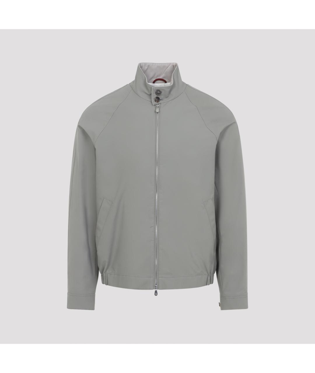 BRUNELLO CUCINELLI Хаки хлопковая куртка, фото 2