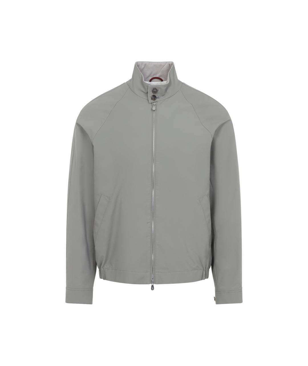 BRUNELLO CUCINELLI Хаки хлопковая куртка, фото 1