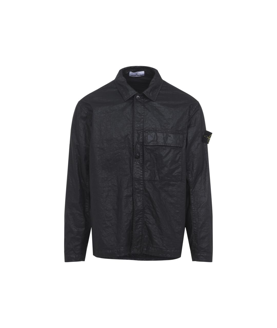 STONE ISLAND Черная кэжуал рубашка, фото 1