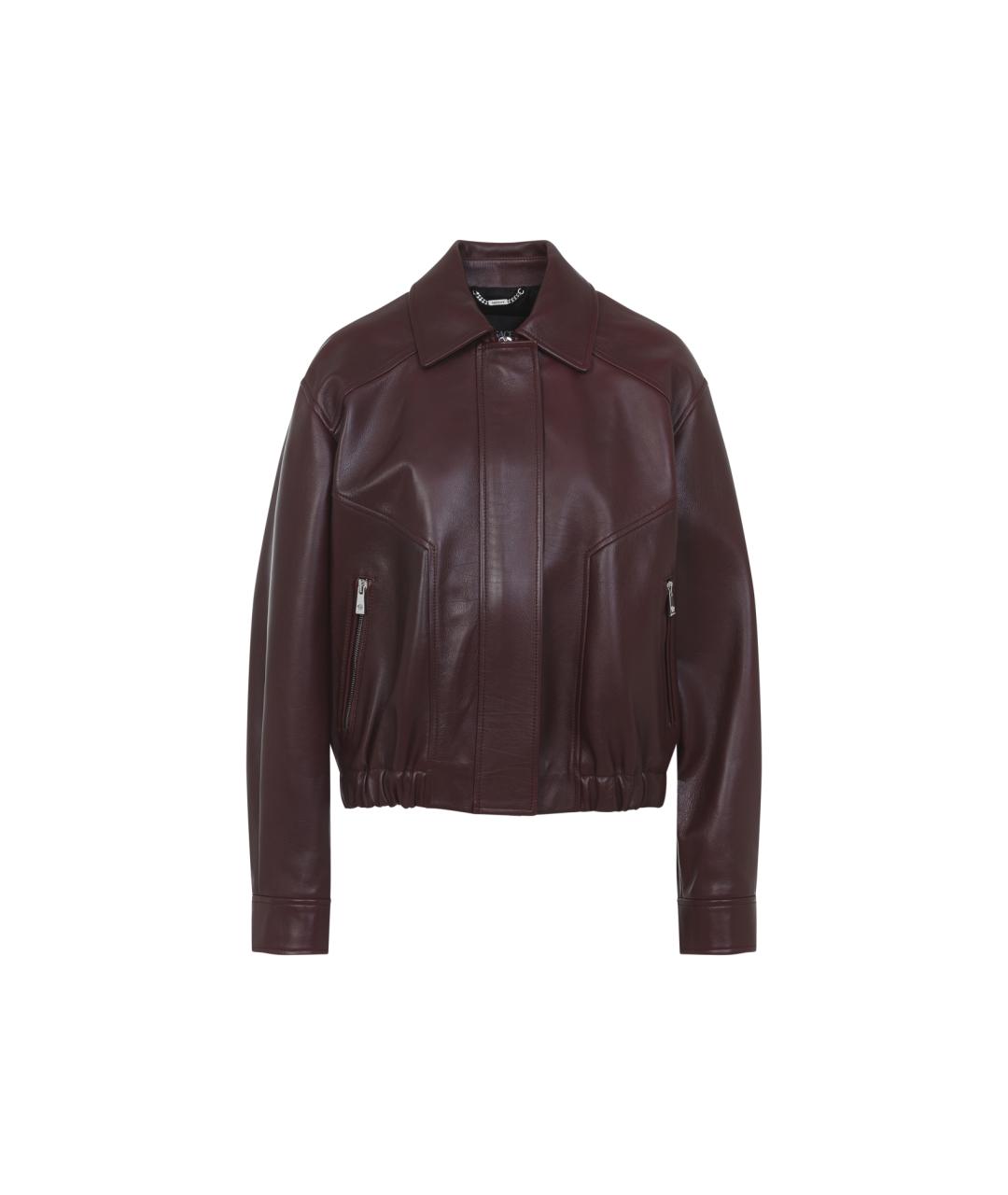 VERSACE Красная кожаная куртка, фото 1