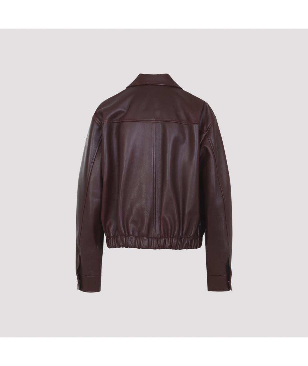 VERSACE Красная кожаная куртка, фото 3