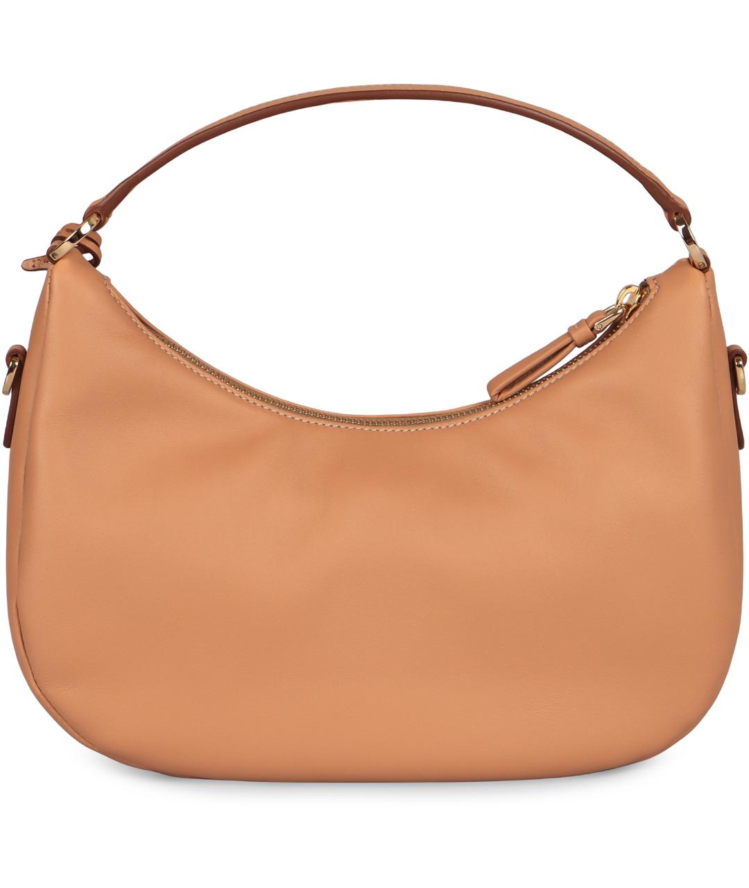 PRADA Бежевая кожаная сумка через плечо, фото 4