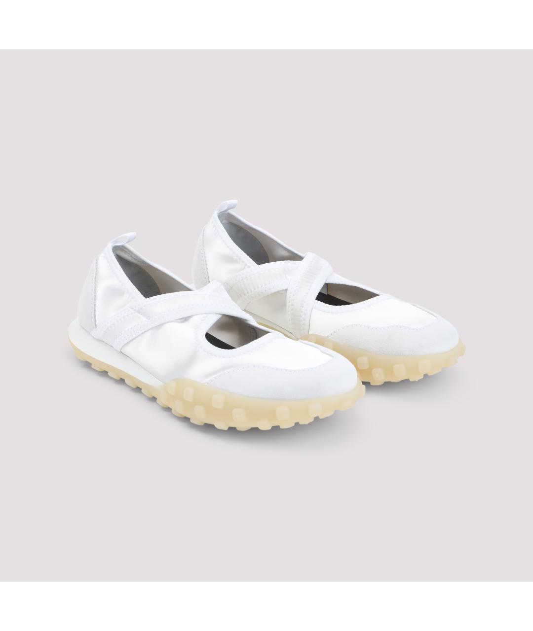 JIL SANDER Белые синтетические кроссовки, фото 4