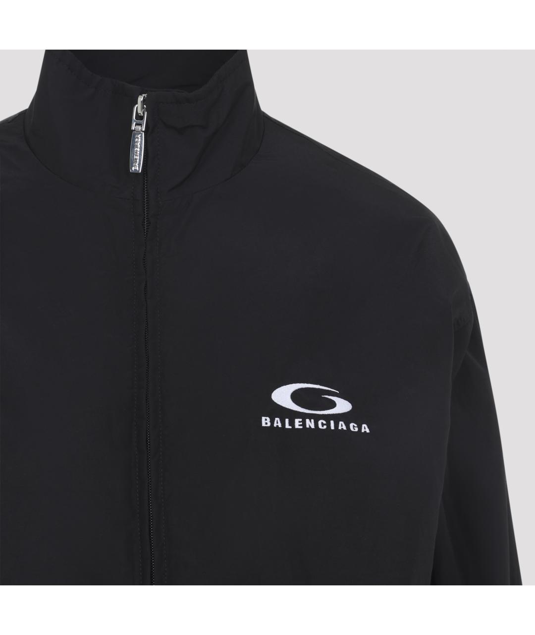 BALENCIAGA Черная хлопковая куртка, фото 3