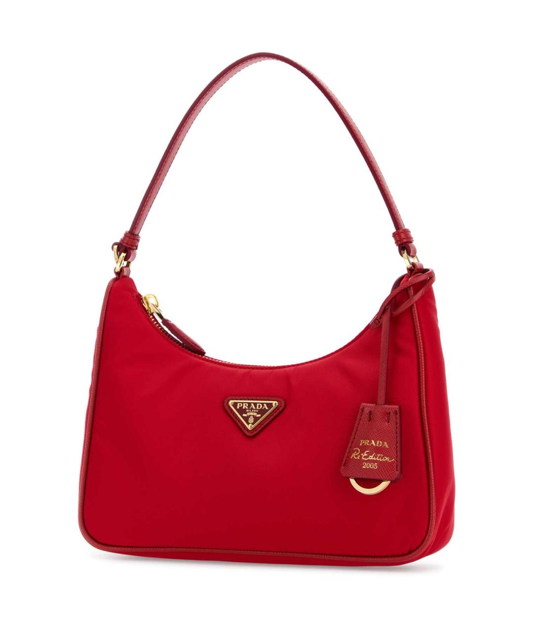PRADA Красная тканевая сумка через плечо, фото 2