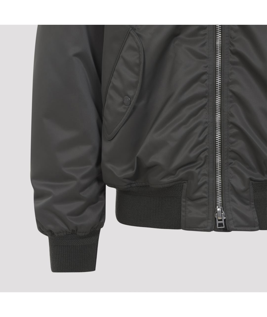 TOM FORD Зеленая полиамидовая куртка, фото 4