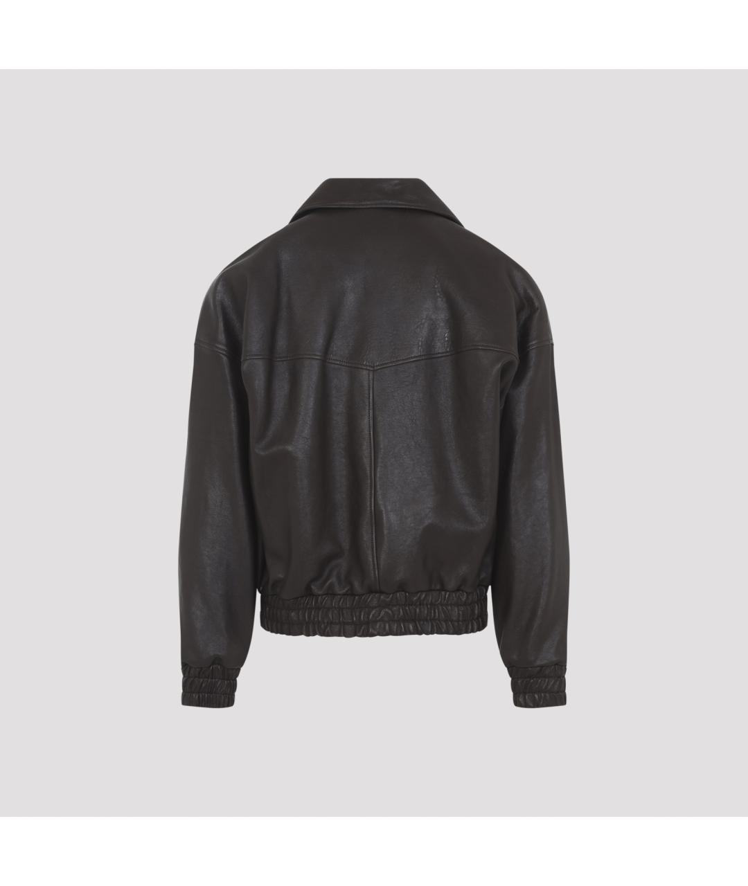 SAINT LAURENT Кожаная куртка, фото 2