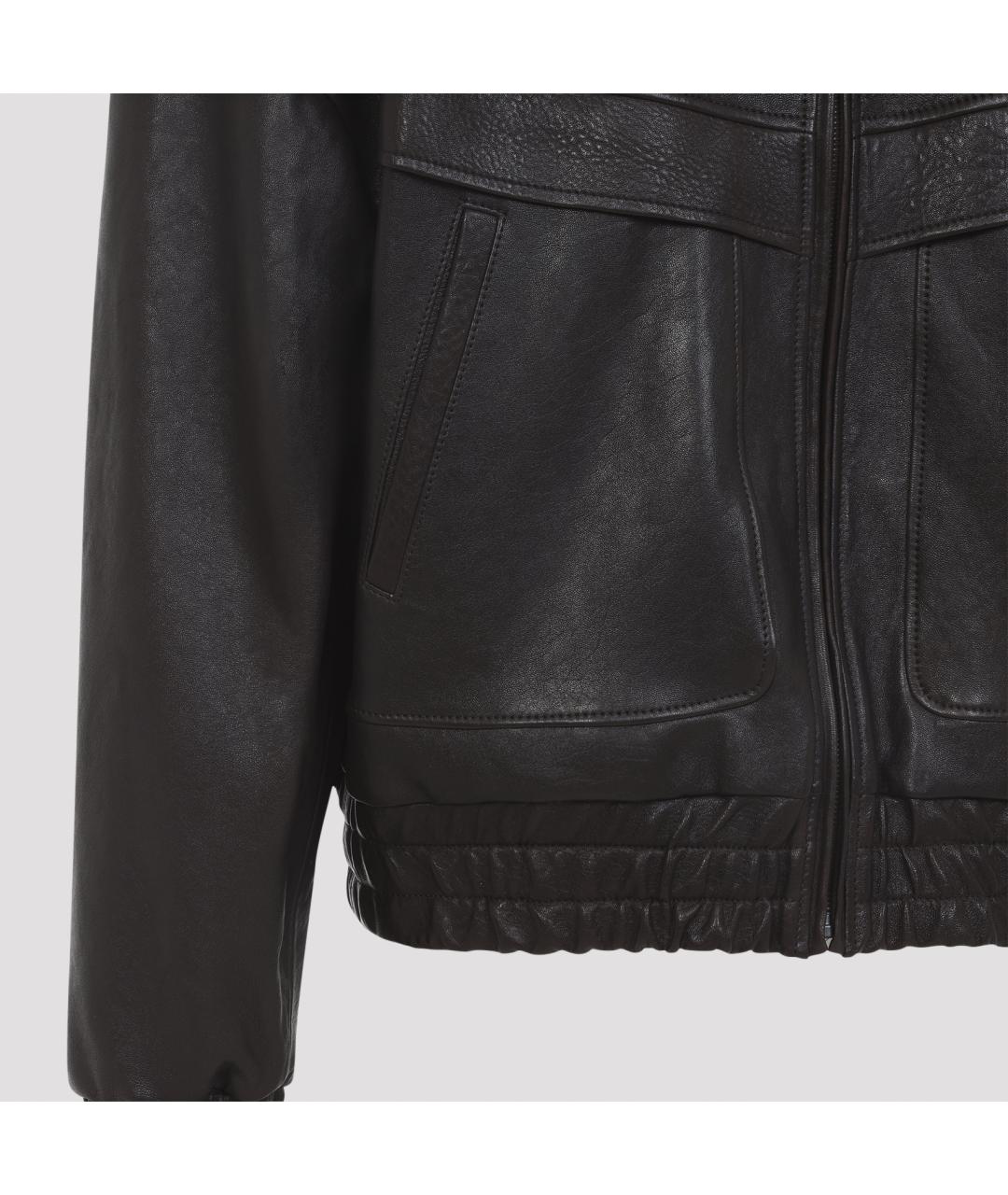 SAINT LAURENT Кожаная куртка, фото 3