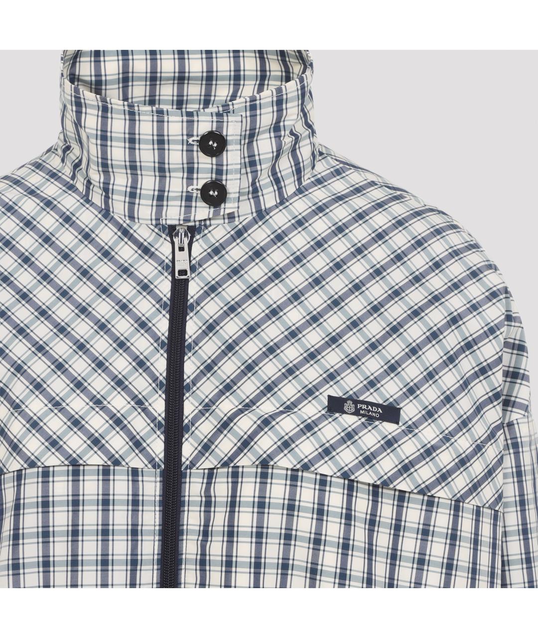 PRADA Синяя хлопковая куртка, фото 5