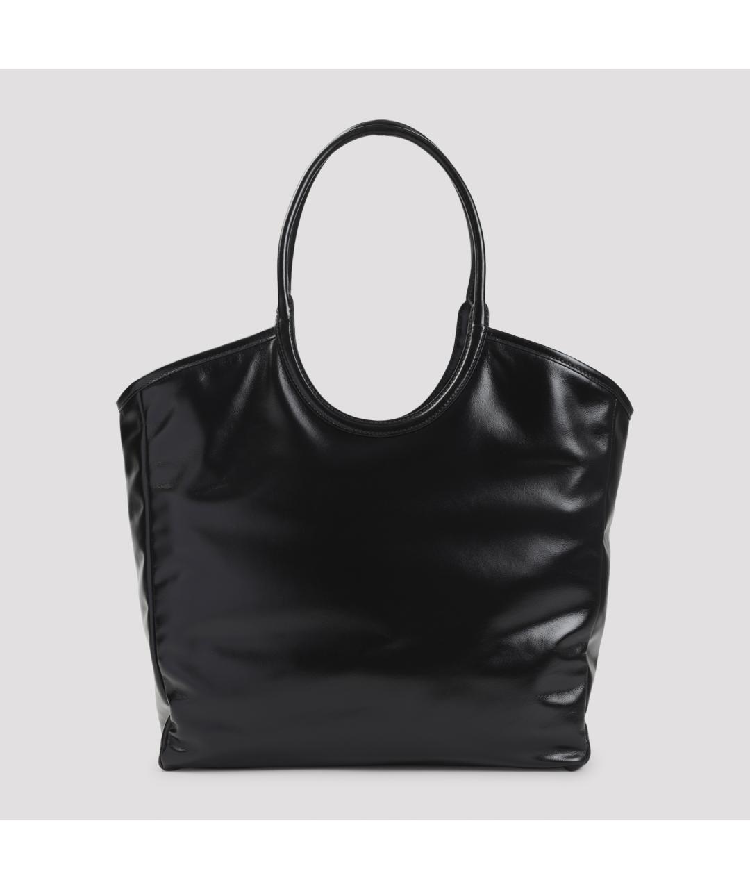 MIU MIU Черная кожаная сумка с короткими ручками, фото 3