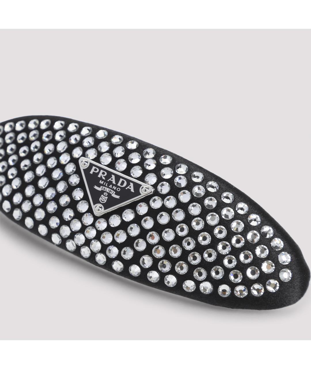 PRADA Черная заколка, фото 4