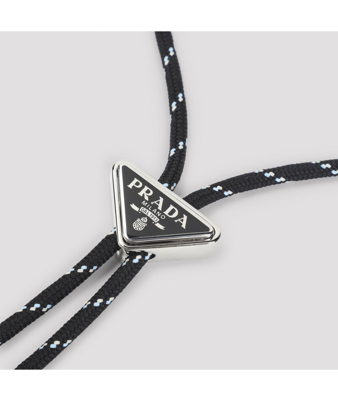 PRADA Черная цепочка/подвеска, фото 3