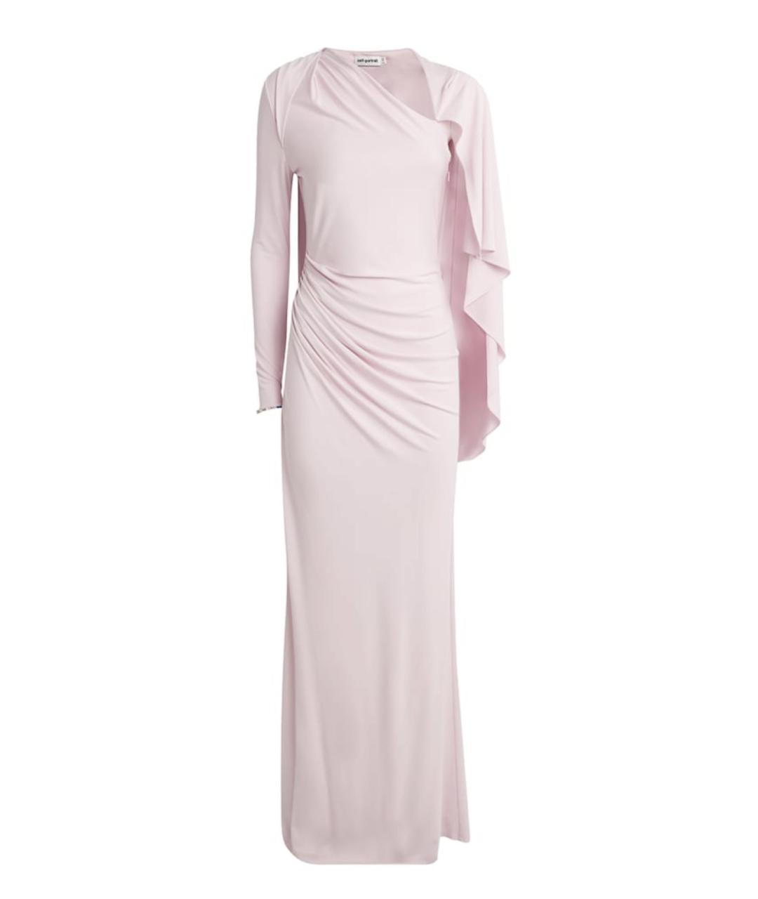 SELF-PORTRAIT Розовое вискозное вечернее платье, фото 1