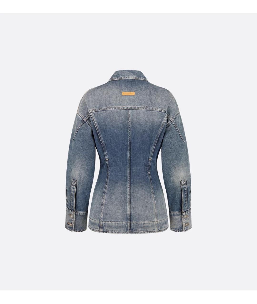 CHRISTIAN DIOR Синий хлопковый костюм с брюками, фото 3