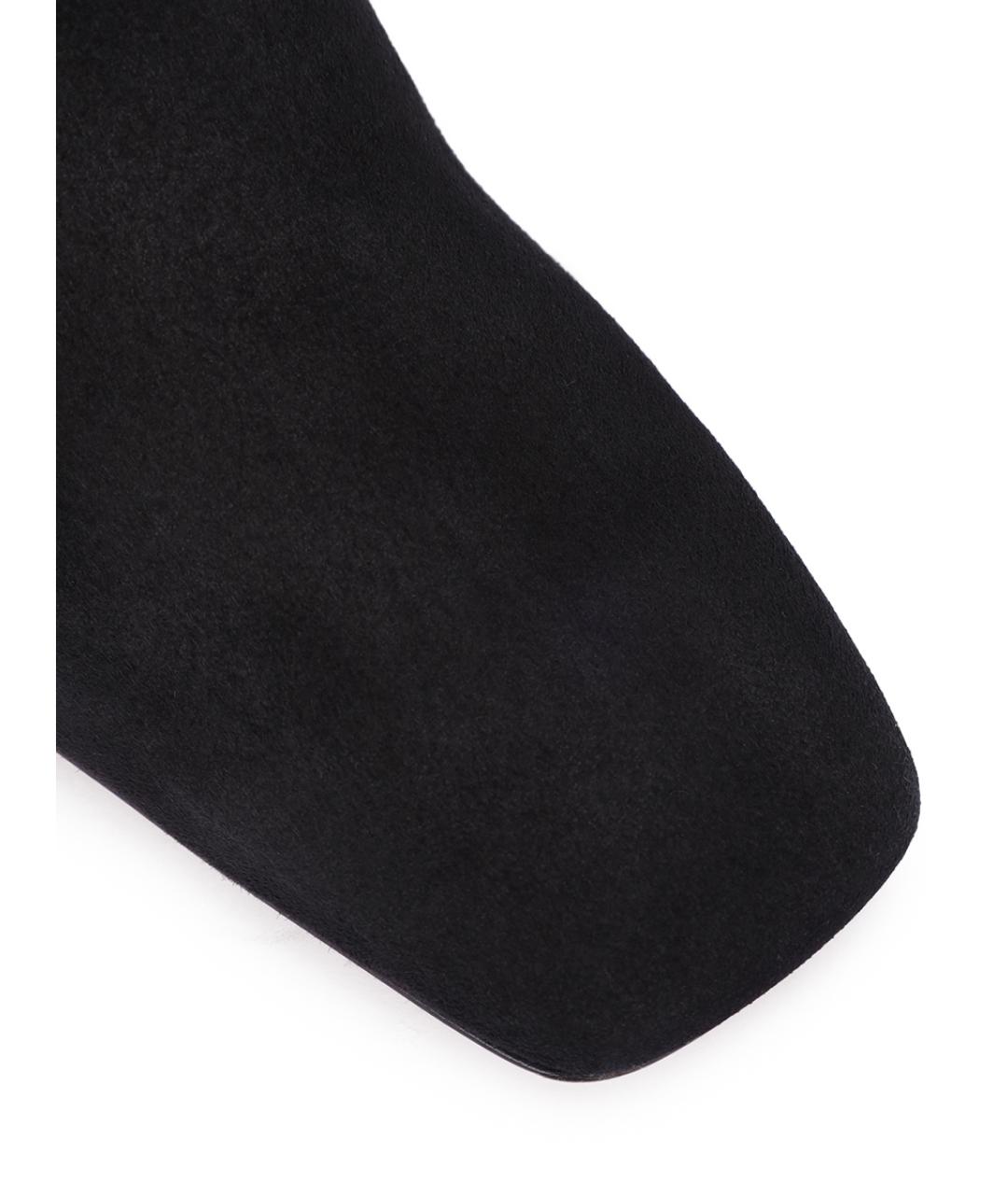 SANTONI Черные замшевые ботильоны, фото 5